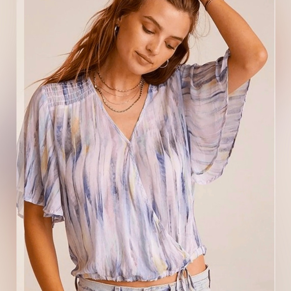 Bella Dahl XS pastel color blouse